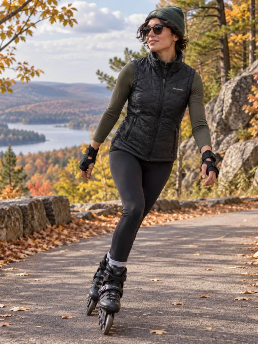 Columbia Omni-Heat Black Insulated Vest – Women’s Small